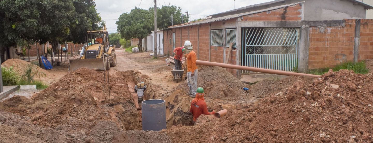 Jardim Renascer ganha coleta e tratamento de esgoto