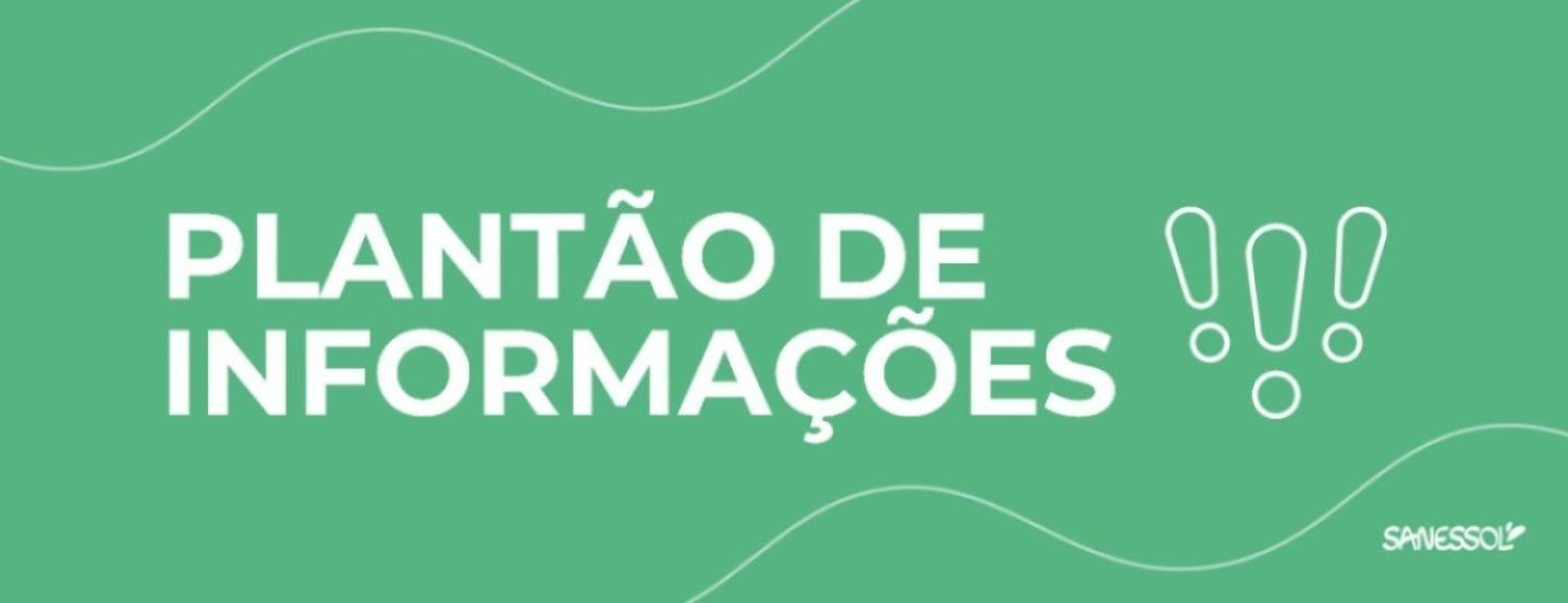 ? Sanessol divulga manutenção programada para a próxima terça-feira (18/03) no bairro Vila Verde ? Sanessol divulga manutenção programada para a próxima terça-feira (18/03) no bairro Vila Verde